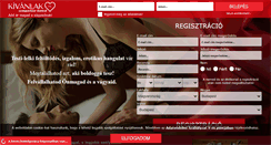 Desktop Screenshot of kivanlak.hu
